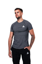 The Signature Curved Slim Grey T-shirt