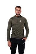 The Signature Longsleeve 1/4 Zipper Green