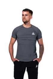 The Signature Curved Slim Grey T-shirt